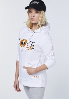 Uncle Sam Kapuzensweatshirt mit LOVE-SAM-Frontprint