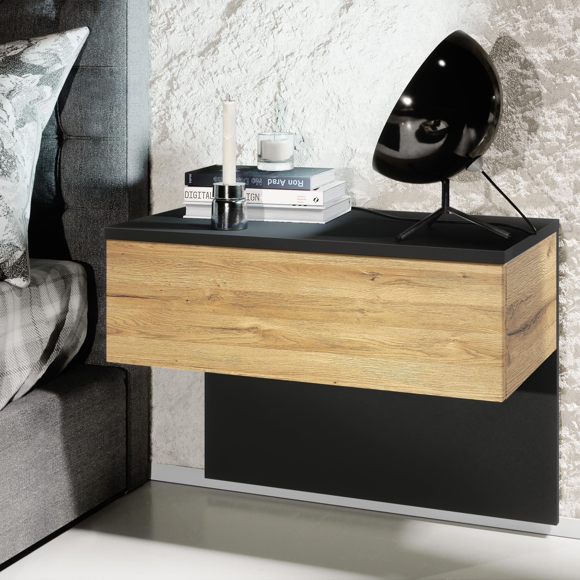 Vladon Nachttisch Sleep (Nachttischschrank, mit Schublade günstig online kaufen