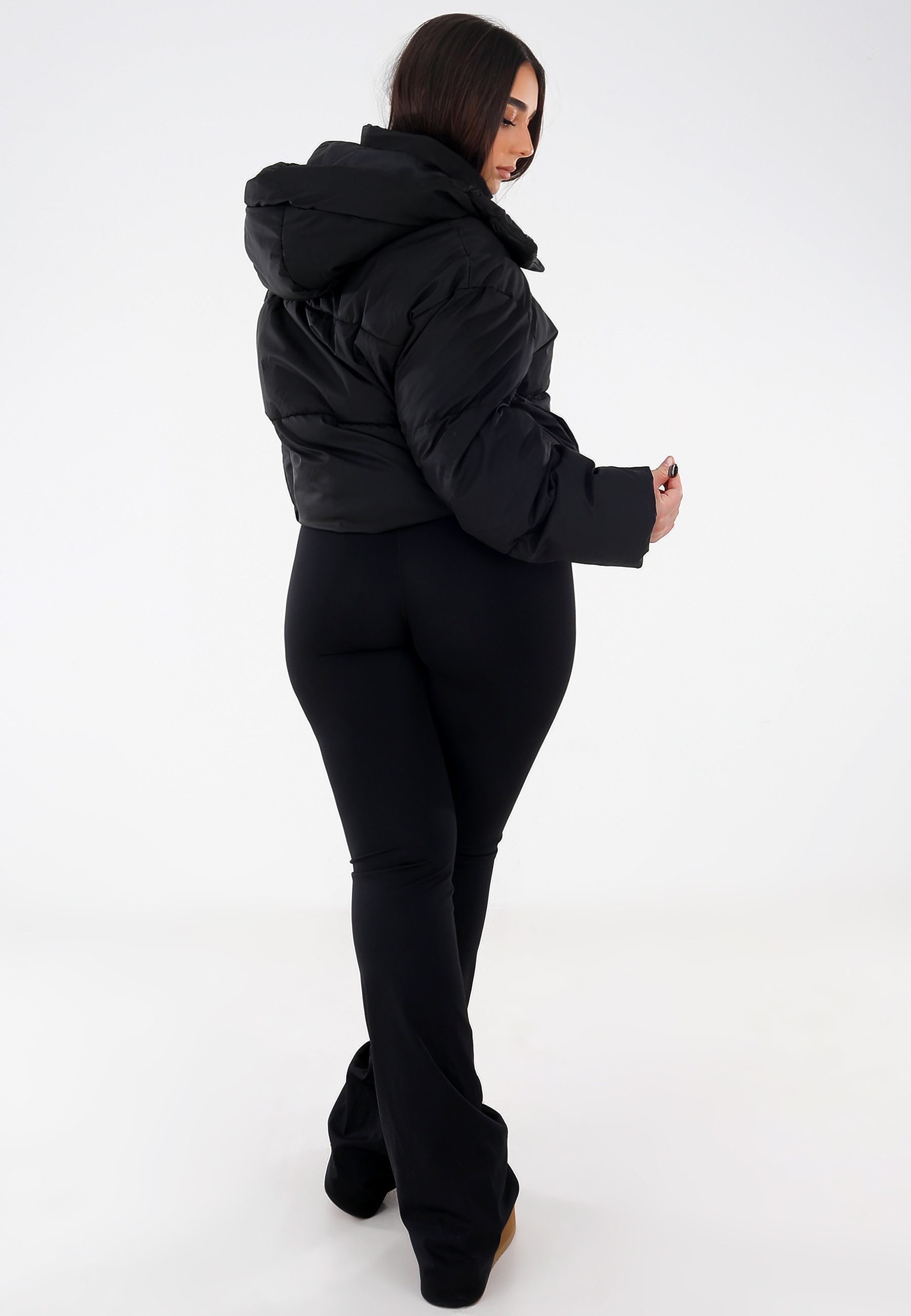 YC Fashion & Style Steppjacke Steppjacke – Winterjacke mit Kapuze Basic