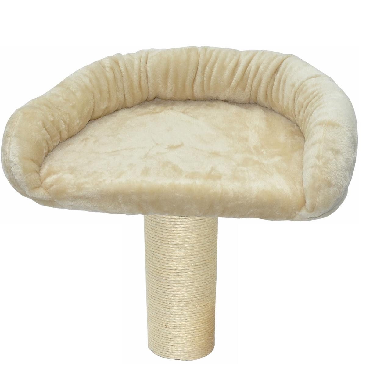 nanook Ersatz-Kratzbaumstamm Kratzstamm und Liegeplatte beige