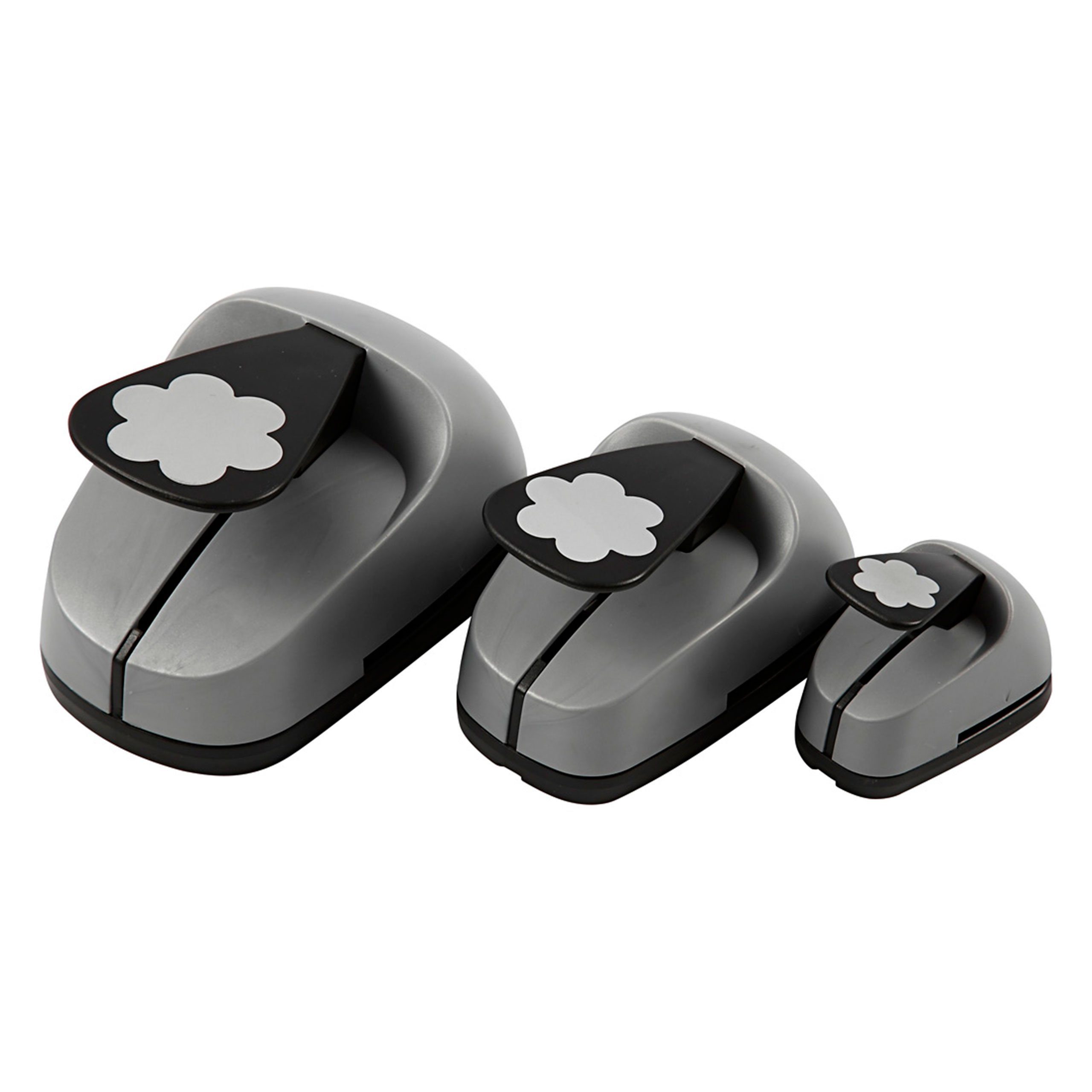 creativ company Motivstanzer Motivstanzer-Set Blume in drei Größen