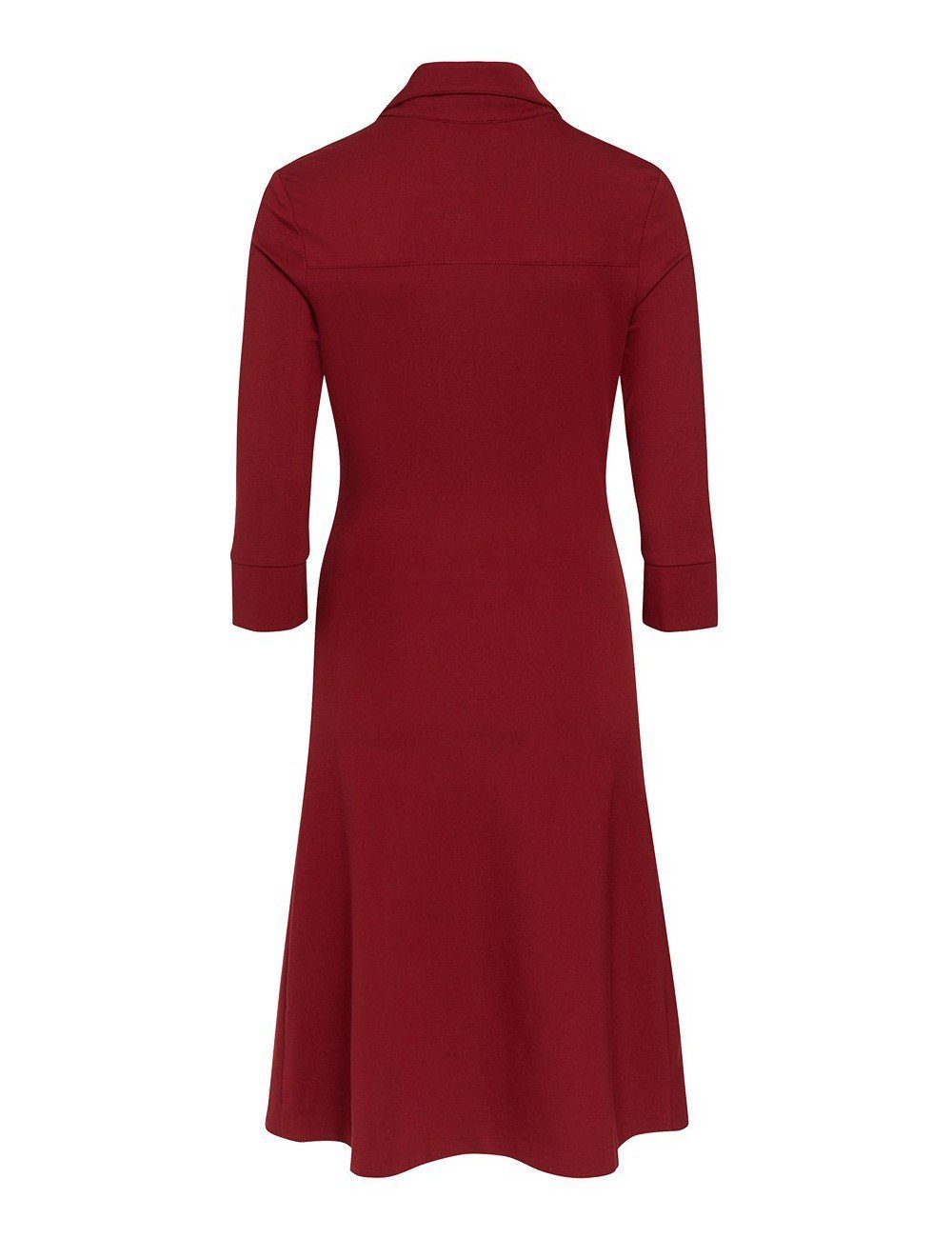 Brigitte Hemdblusenkleid Boch Stretch-Kleid burgund von Millet