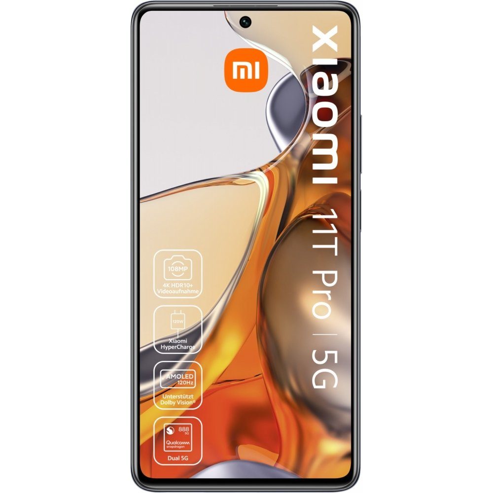 Xiaomi 11T Pro 8GB+256GB Smartphone (16,94 cm/6,67 Zoll, 256 GB  Speicherplatz, 108 MP Kamera, Xiaomi Mi 11T Pro), Triple-Kamera: 108 MP + 8  MP + 5 MP