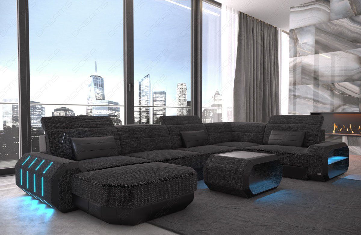 Sofa Dreams Wohnlandschaft Stoff Polster Designer günstig online kaufen