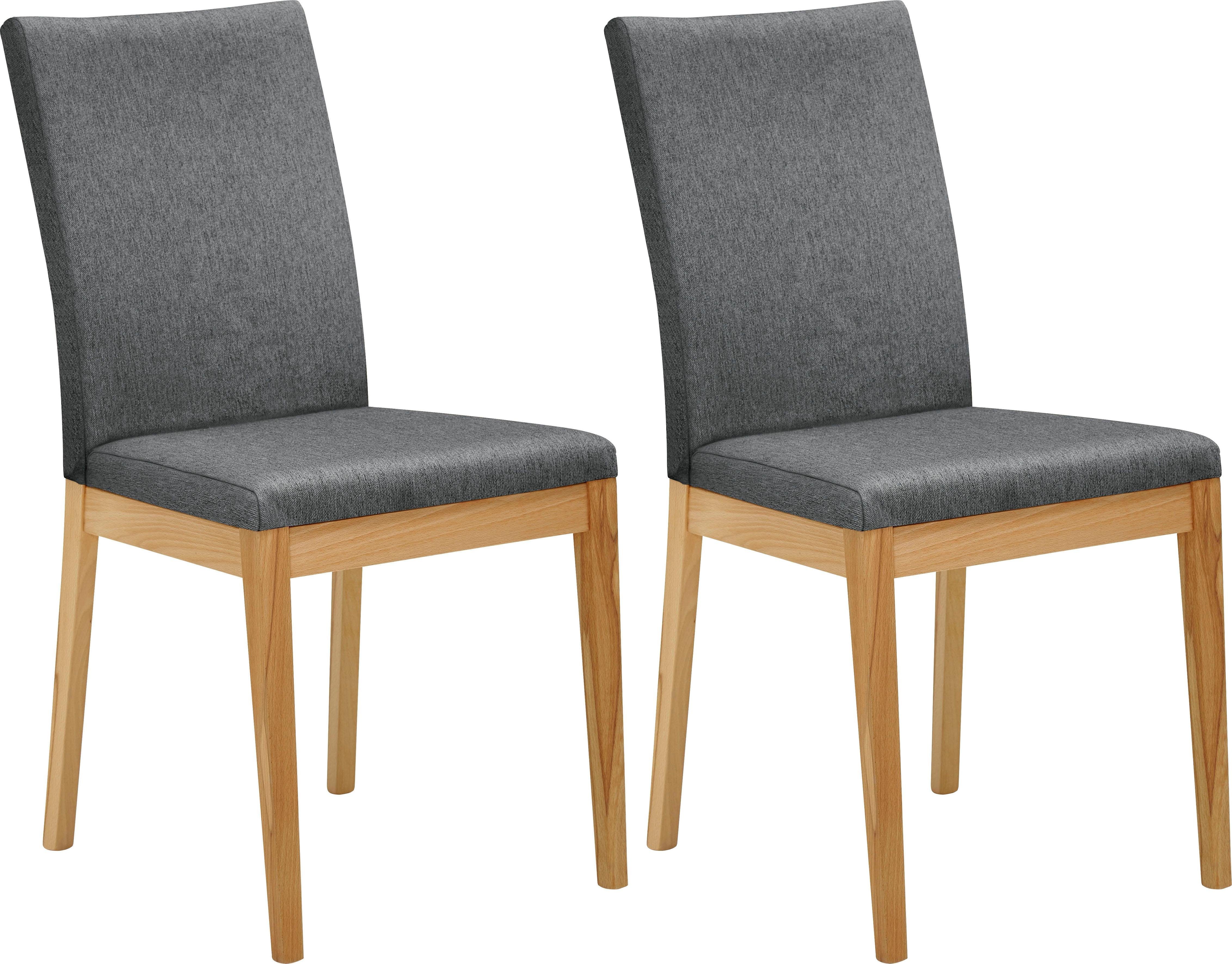 massivline&more Stuhl Roberto (Set, 2 St), Gestell aus Massivholz günstig online kaufen