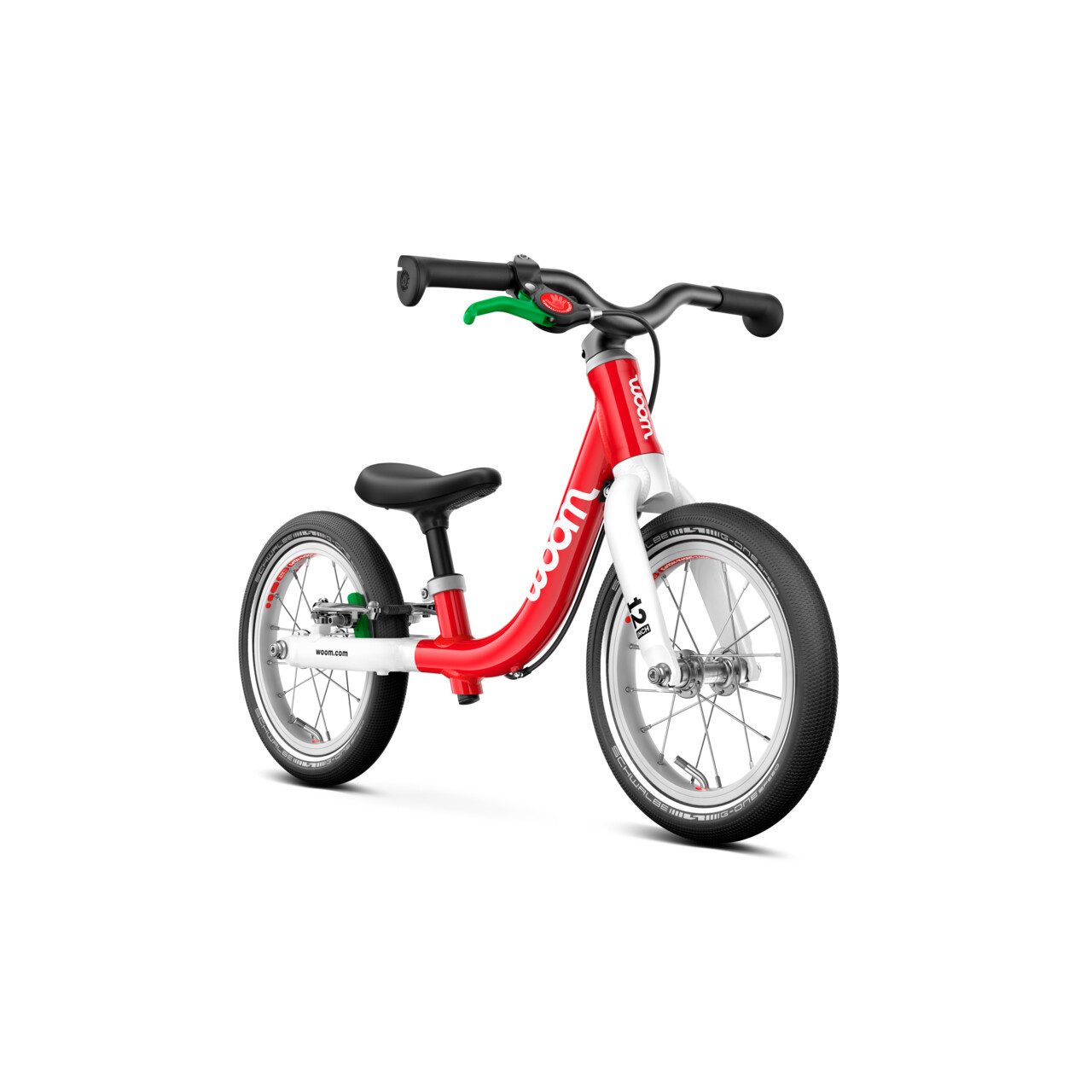 WOOM Kinderfahrrad GO 1 Laufrad 12" red
