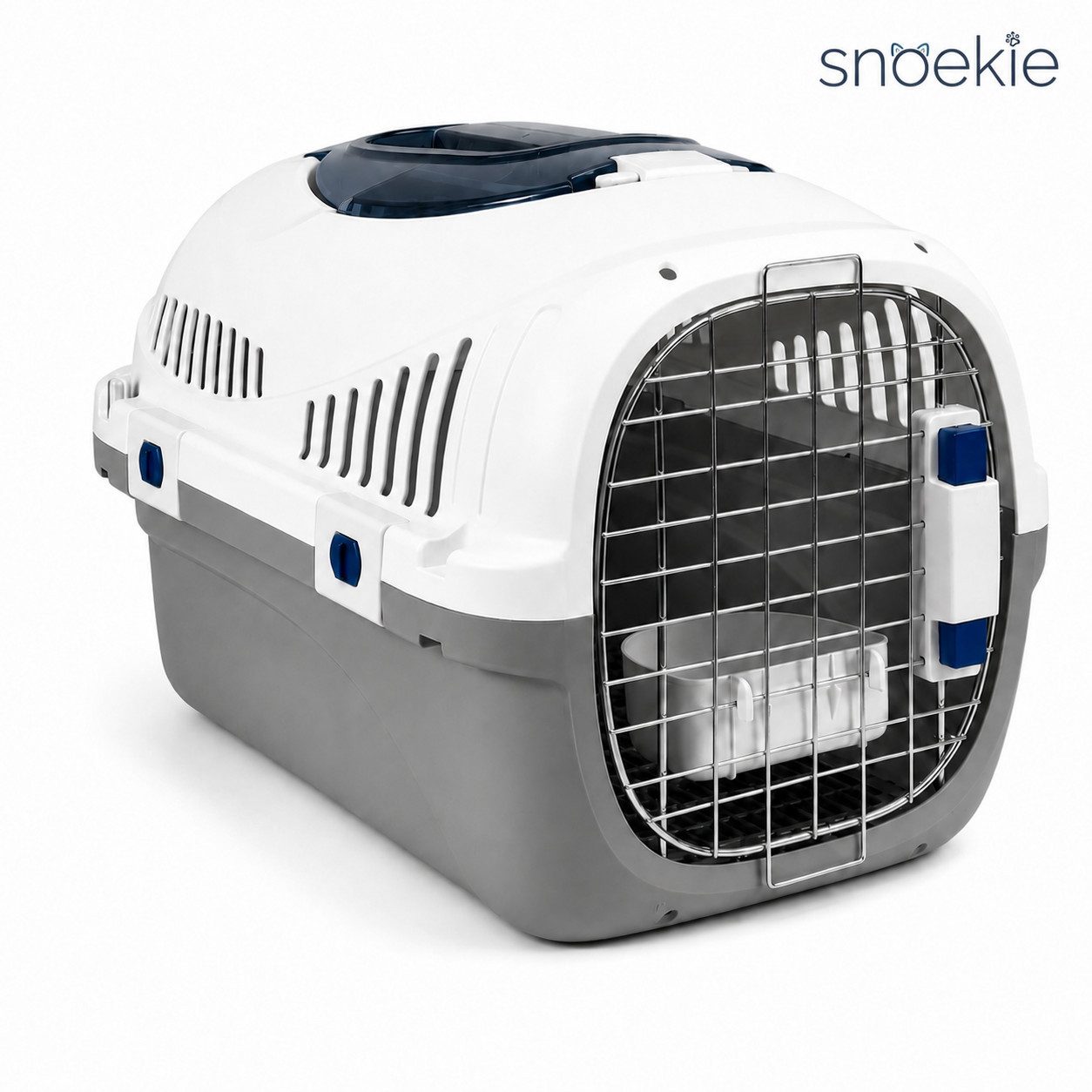 SNOEKIE Tiertransportbox SNOEKIE Transportbox für Katzen & Hunde bis 45 cm Körperlänge bis 15 kg