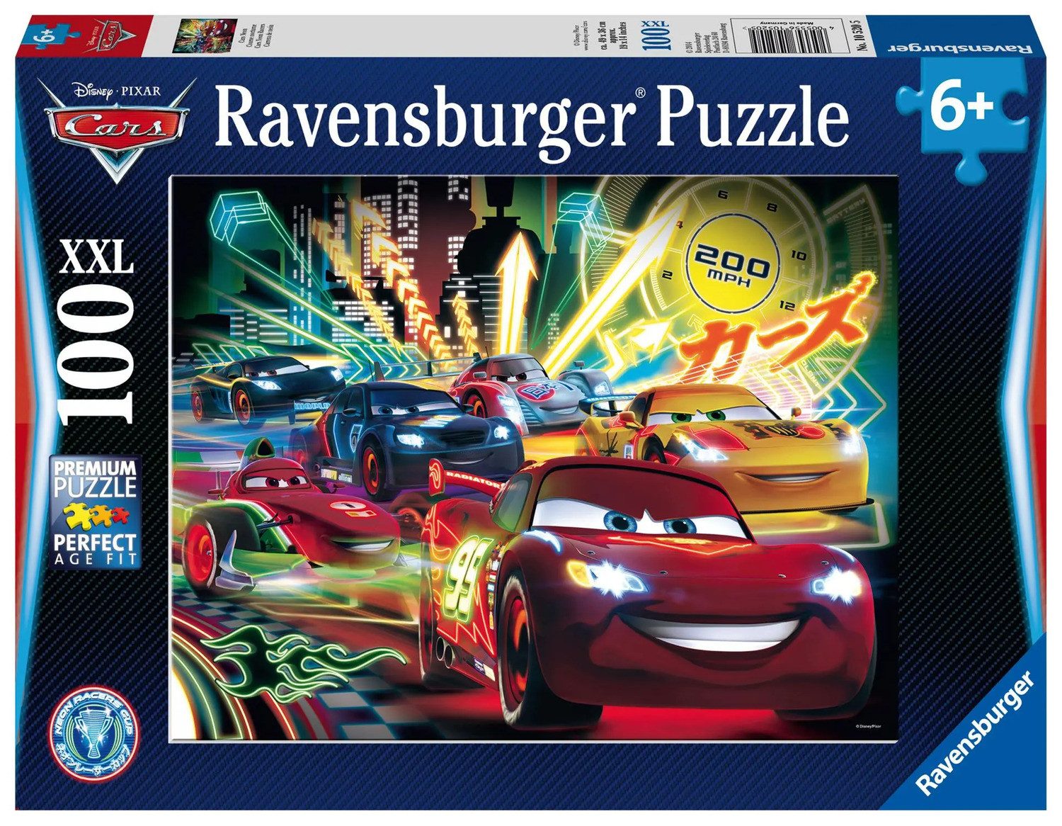 Ravensburger Puzzle Cars Neon. Puzzle 100 Teile XXL, 100 Puzzleteile günstig online kaufen