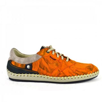 KRISBUT Halbschuh Leder Sneakers Sneaker Orange