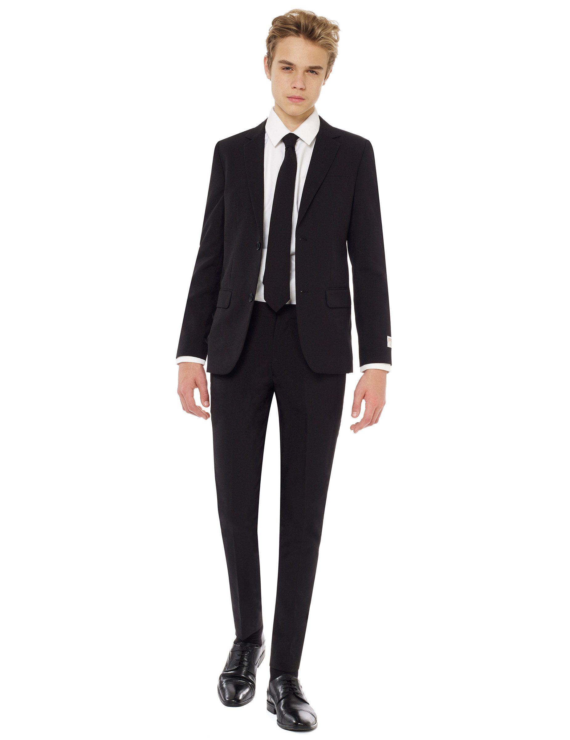 Opposuits Kostüm Mr. Black-Kostüm für Jugendliche Opposuits schwarz