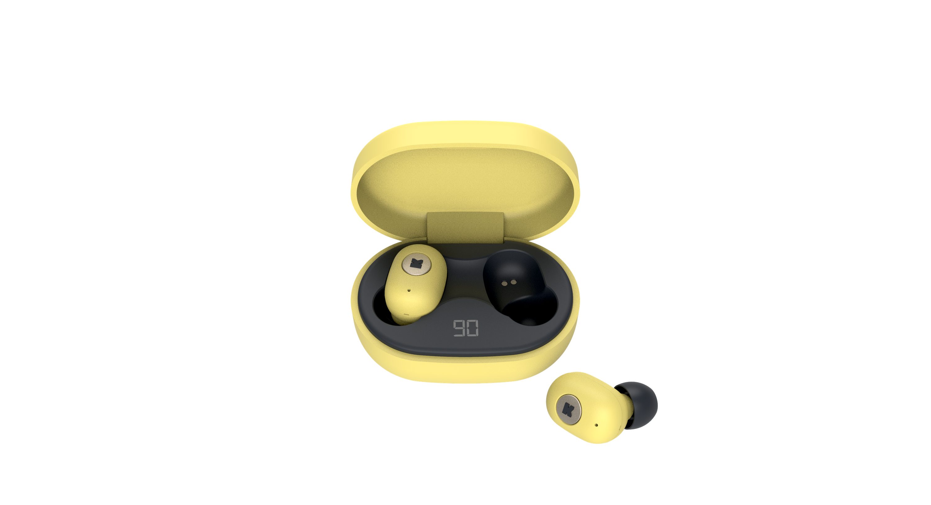 KREAFUNK On-Ear-Kopfhörer (aBEAN Bluetooth Kopfhörer) yellow fresh