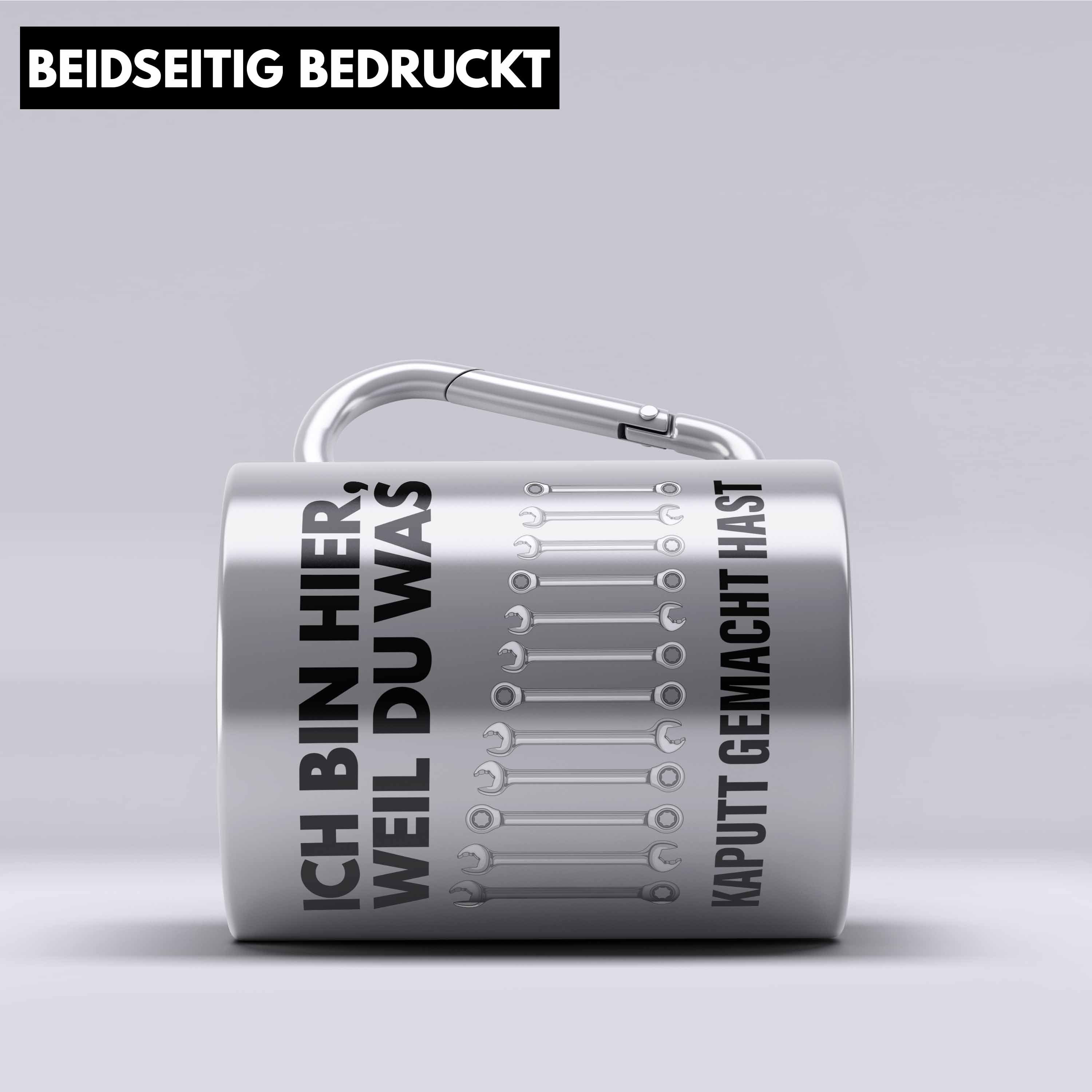 Trendation Thermotasse Handwerker KFZ Mechaniker Geschenk Lustig Edelstahl Tasse Automechanik