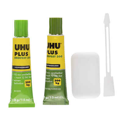 UHU Klebstoff 2-Komponentenkleber Uhu-Plus-Endfest 300 große Tuben