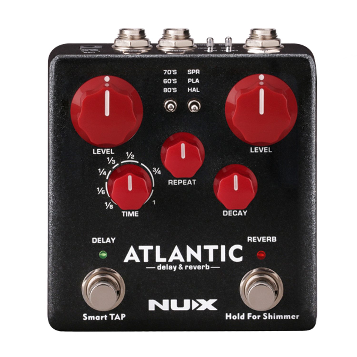 E-Gitarre NUX Effektgerät NDR-5 Atlantic Delay und Reverb-Pedal