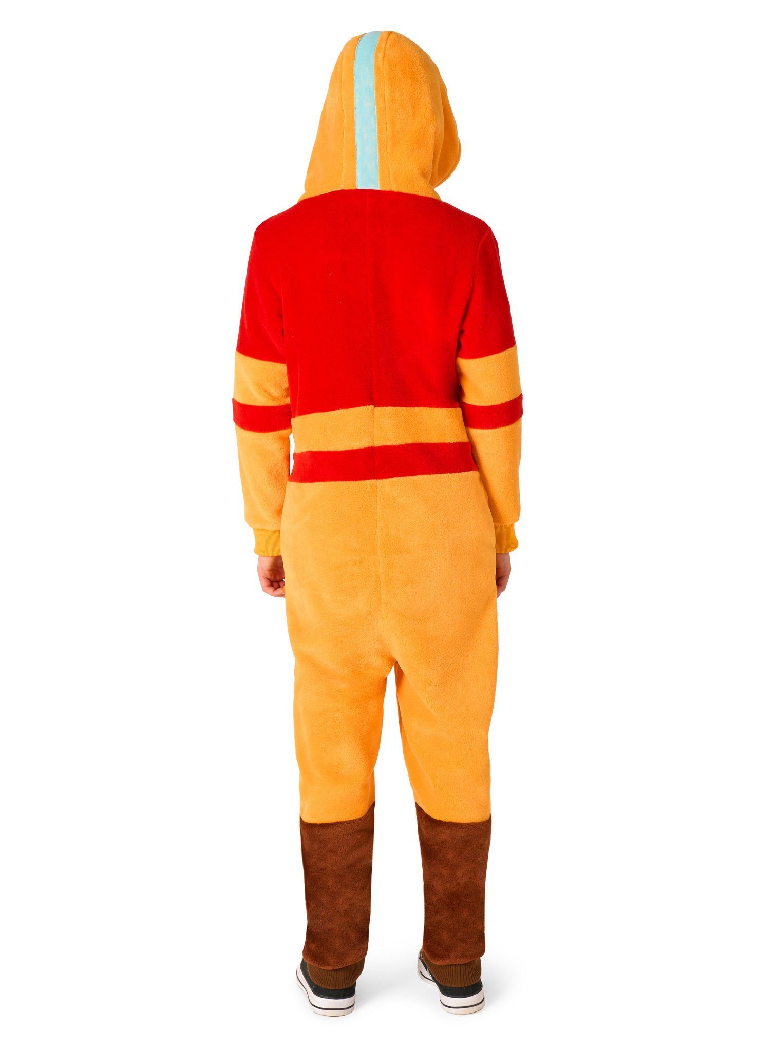 Opposuits Kostüm Aang Onesie für Kinder, Als Herr der Elemente kann man es sich auch mal gemütlich machen!
