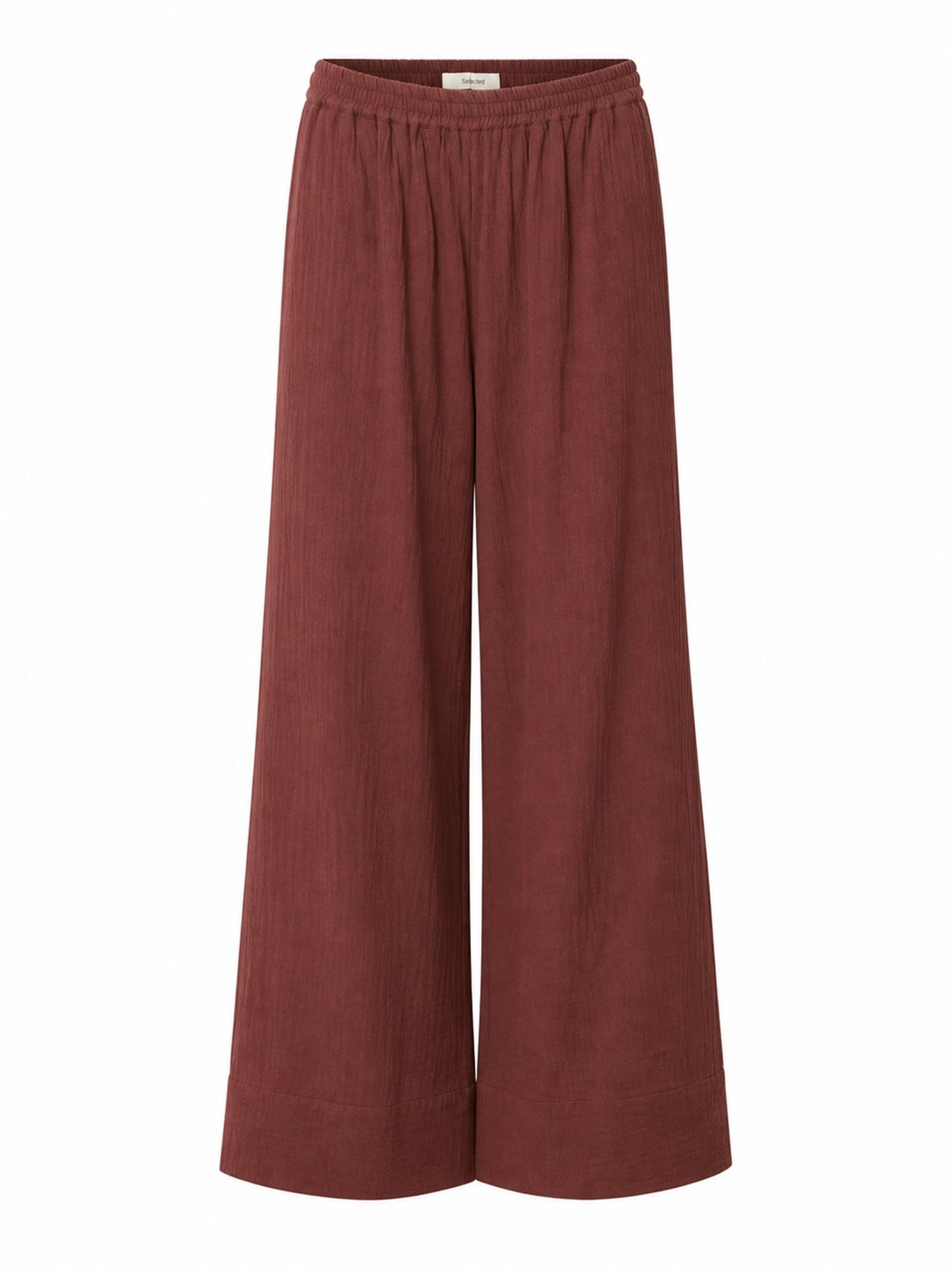 Selected Stoffhose SLFANNIE HW WIDE PANT B