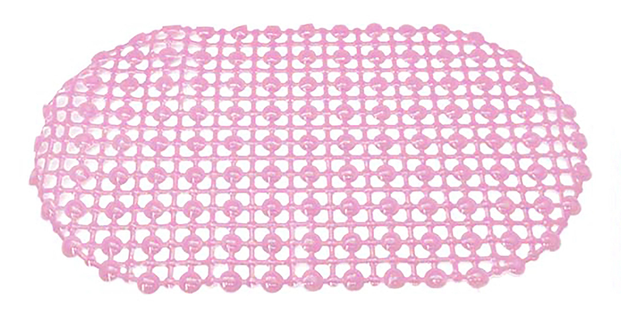Ocean Badewannenmatte Mit Saugnäpfen – Sichere Anti-Rutsch-Matte Mit Haken Zum Aufhängen (Rosa)