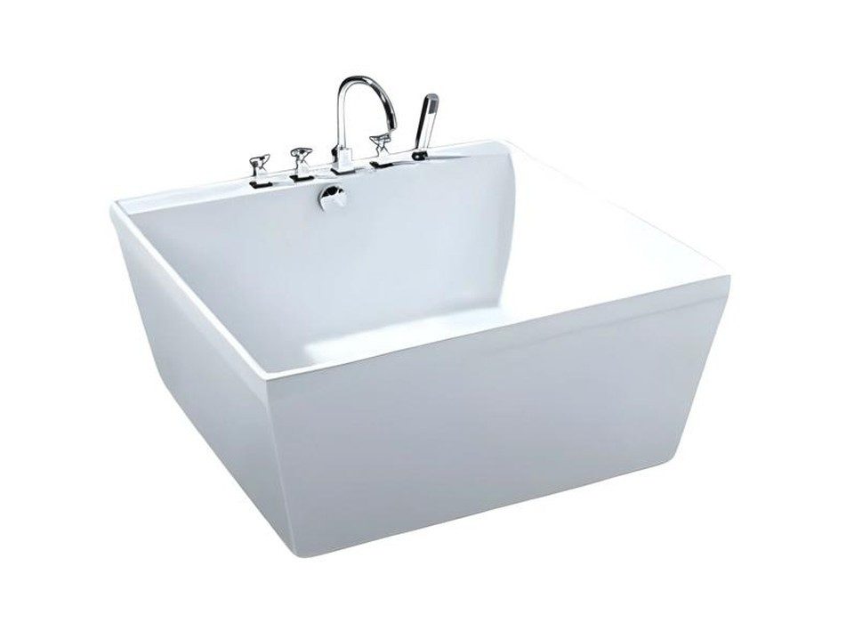 Xlmoebel Badewanne XLMOEBEL Designwanne aus Acryl in Weiß, freistehend, komfortabel, Made in Europa