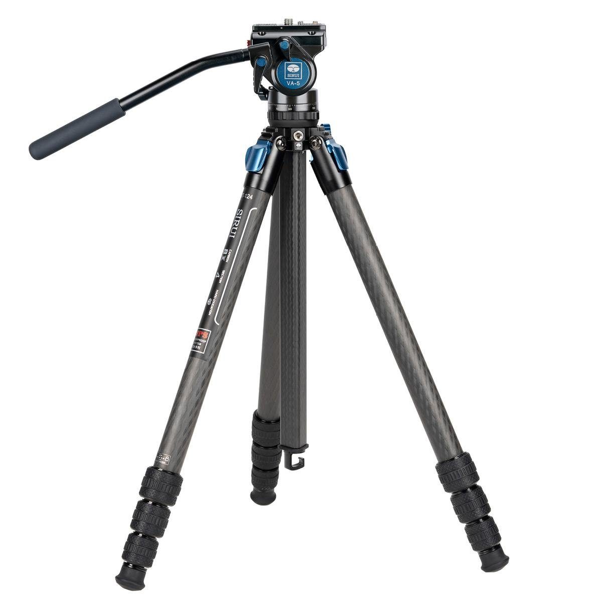 SIRUI Superb Traveler 124 Stativ mit VA-5X Videokopf Stativhalterung