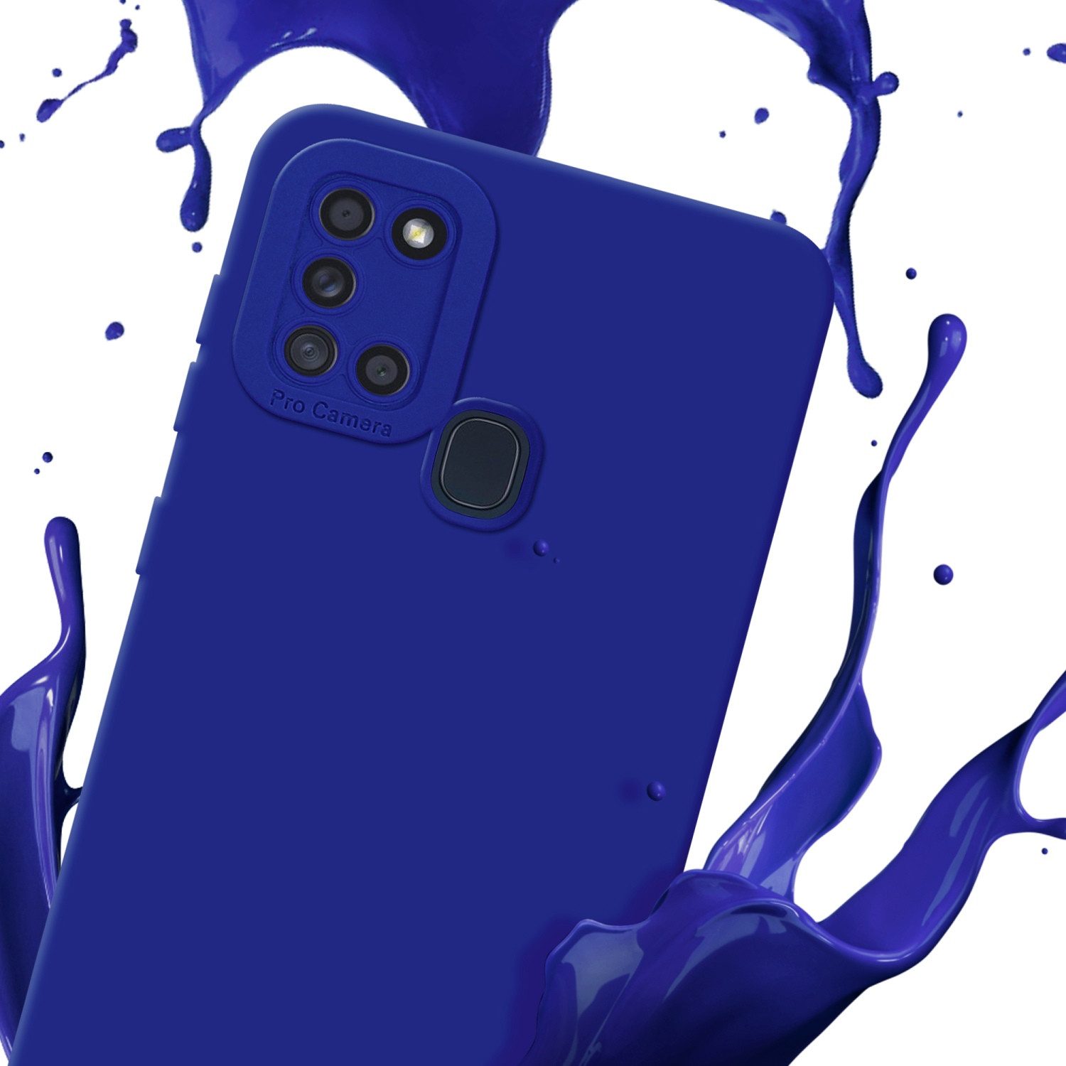Cadorabo Handyhülle für Samsung Galaxy A21s Hülle Samsung Galaxy A21s, Hülle Schutzhülle TPU Silikon Case Cover