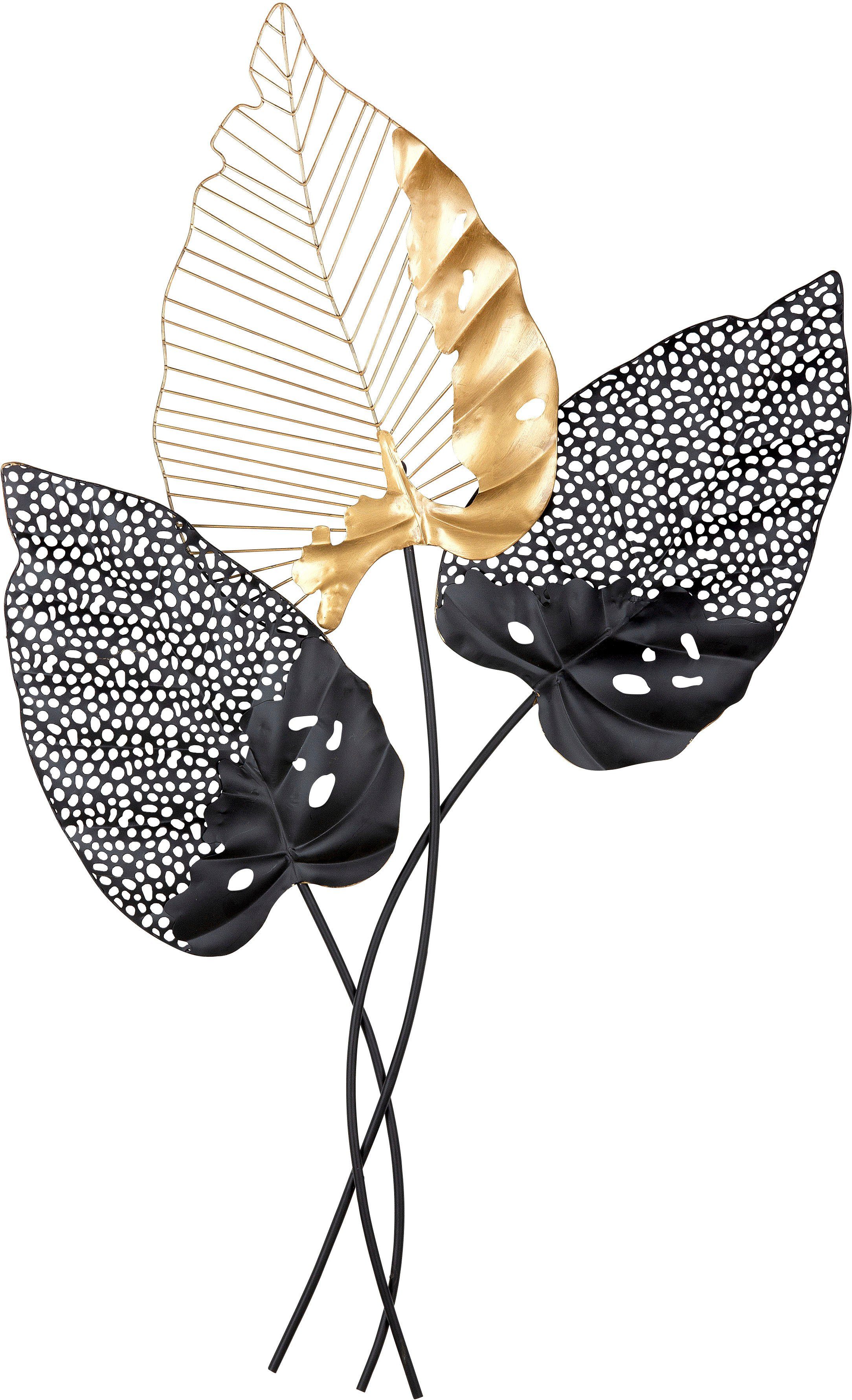 Casablanca by Gilde Wanddekoobjekt Wandrelief Blätter Santos (1 St) günstig online kaufen