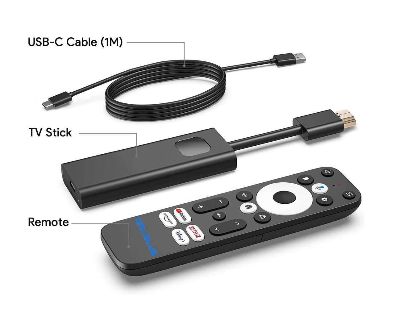 Gigablue Android14 Giga TV Stick 4K PRO HDR60Hz / HDMI2.1 SAT-Receiver