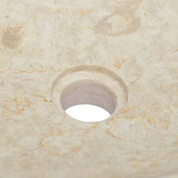 vidaXL Waschbecken Waschbecken Creme 50x35x10 cm Marmor