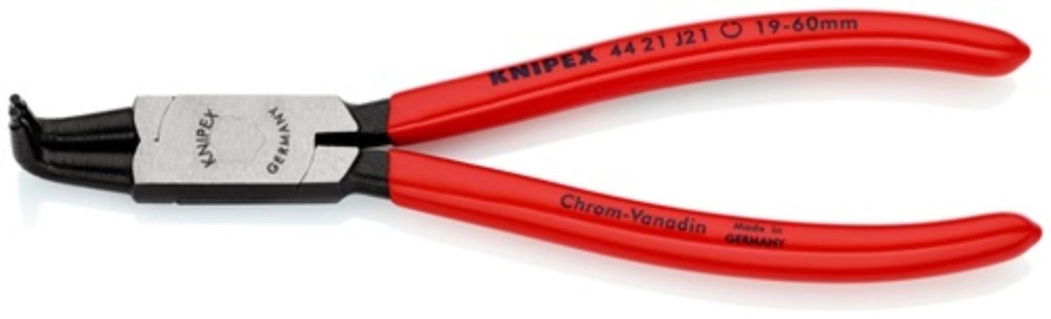 D.19-60mm Knipex 21 Innenri f.Bohrungen pol.KNIPEX J Sicherungsring Sicherungsringzange für