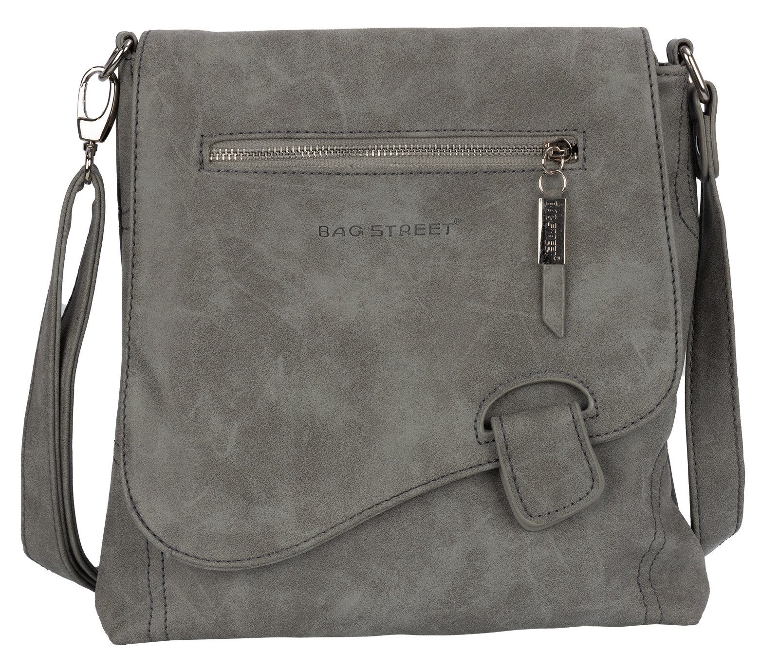 BAG STREET Sporttasche Bag Street Damentasche Umhängetasche Handtasche Schultertasche, als Schultertasche, Umhängetasche tragbar