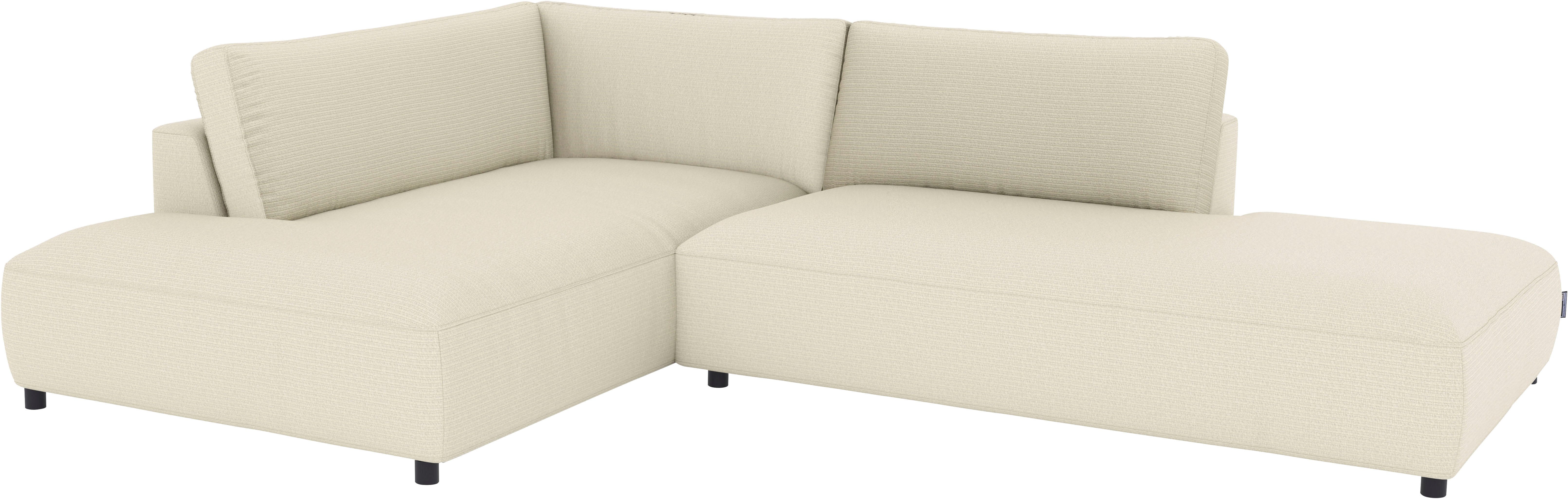 Musterring Ecksofa Lucia bequem, elegant & zeitlos, elegante Sofa ohne Armlehnen, mit großem Longchair, verschiedene Farben, B304 x T224 cm