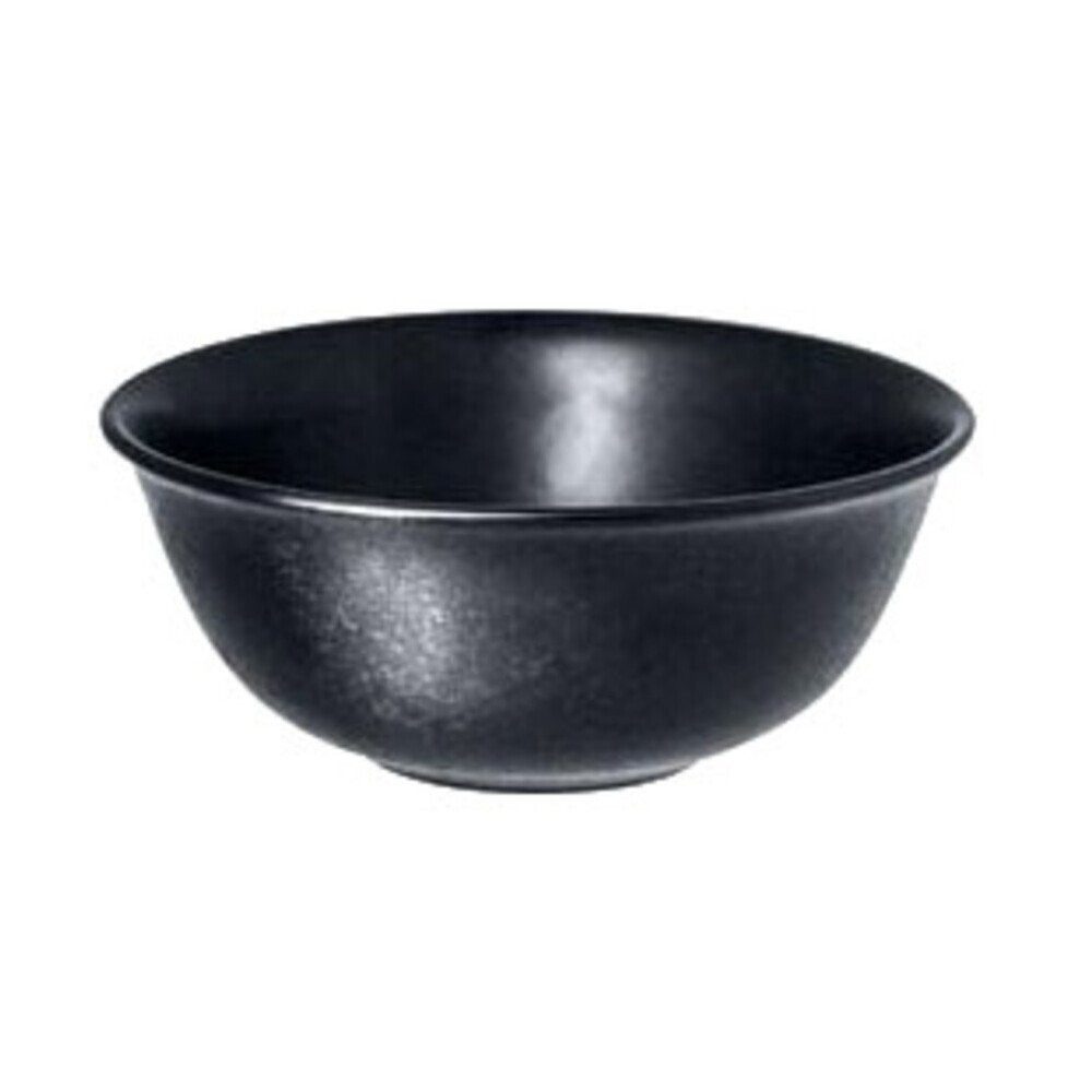 Rak Schale Reisschale 58cl 16 cm H. 6,5cm Fusion Karbon schwarz, Porzellan, (1-tlg), Reisschale, Ø16cm, Porzellan, schwarz