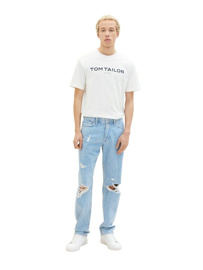 TOM TAILOR Straight-Jeans Straight Leg Jeans für Herren (1-tlg)