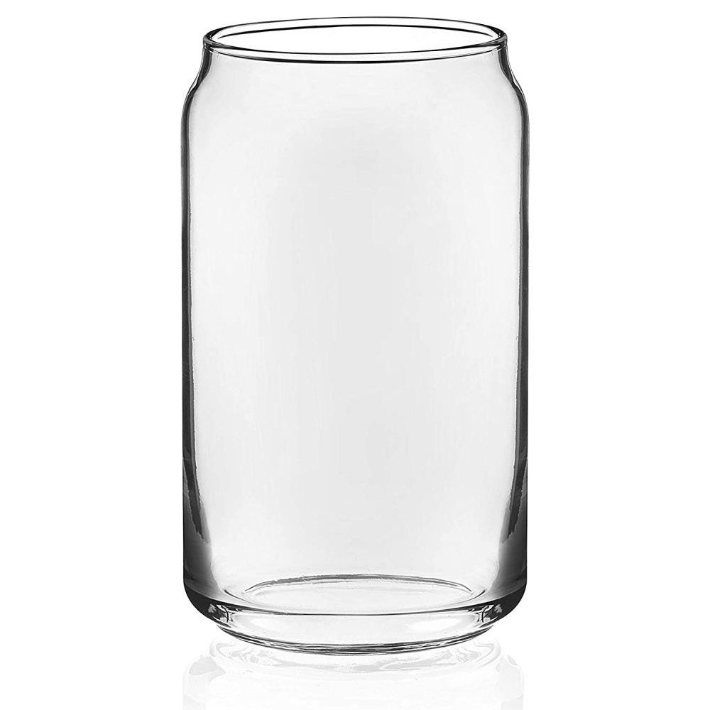 Jormftte Tumbler-Glas Trinkgläser Vasenförmige Biergläser, Klarglas 350ml