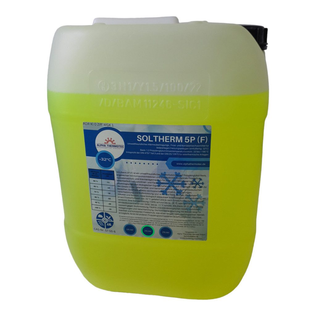 Alpha Thermotec Solarflüssigkeit Gemisch, bis -32 °C, 20 l