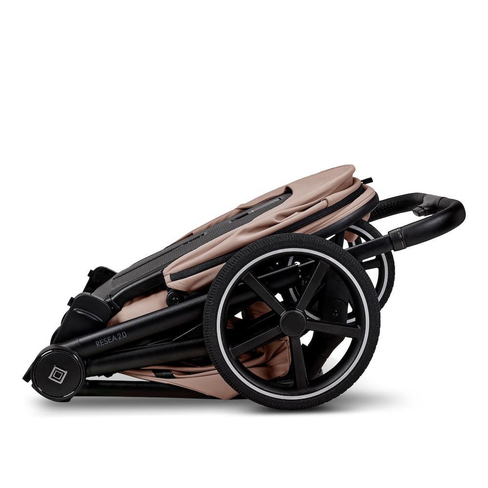 Moon Kombi-Kinderwagen Resea 2.0 Komkinderwagen 3in1-Set mit Cosmo 2.0, mit Sportsitz; Babywanne; Babyschale; Neugeboreneneinsatz