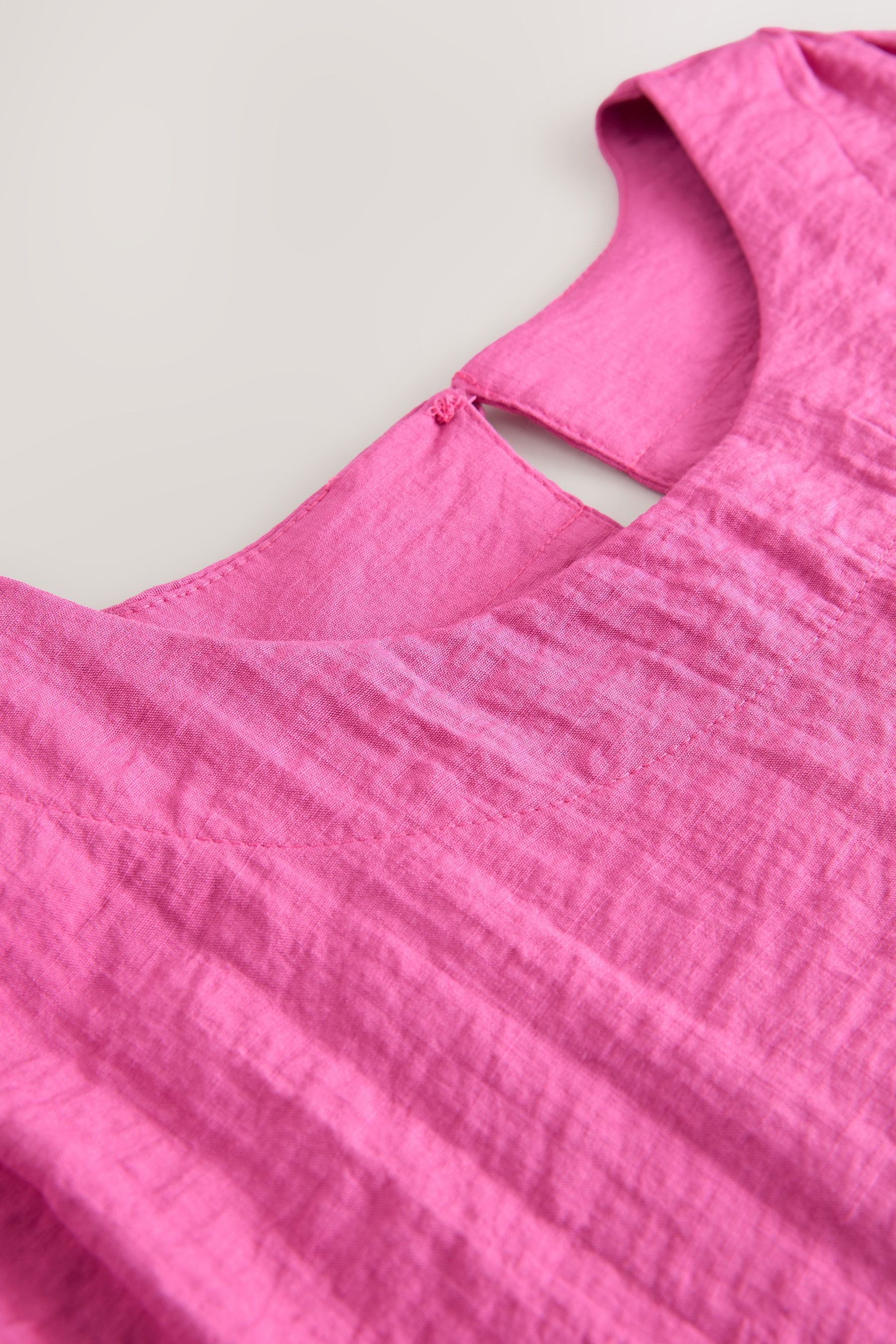 Next T-Shirt Kastiges T-Shirt aus Strukturmaterial (1-tlg) günstig online kaufen