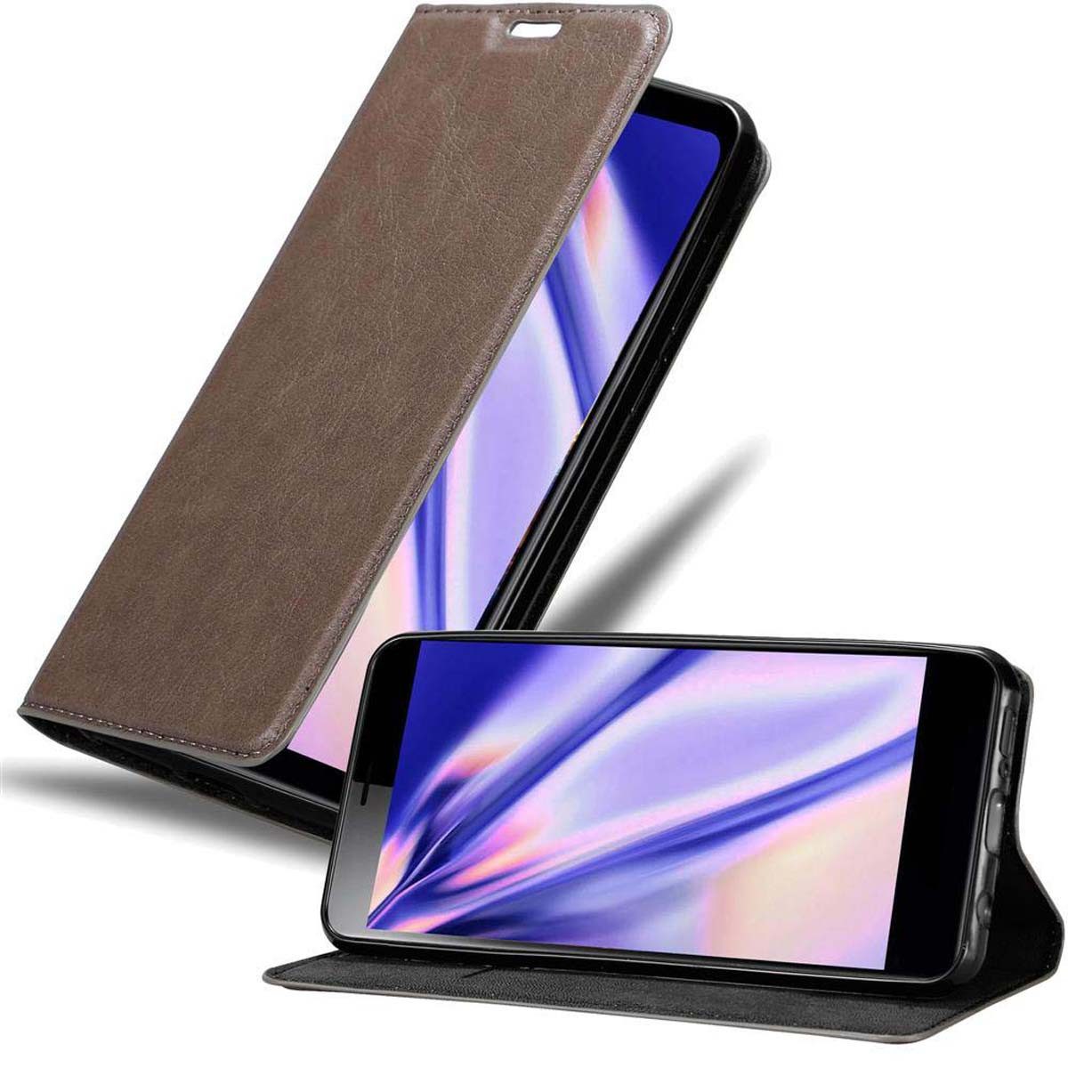 Cadorabo Handyhülle für Sony Xperia L3 Hülle Sony Xperia L3, Hülle Schutzhülle mit Standfunktion, Magnetverschluss und Kartenfach