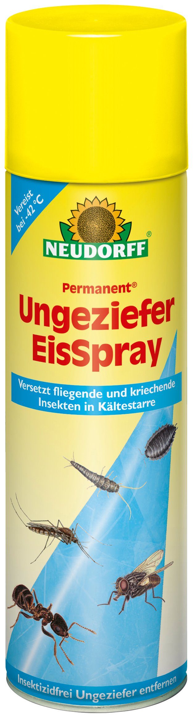 Neudorff Insektenspray Permanent Ungeziefer EisSpray, 500 ml, Packung