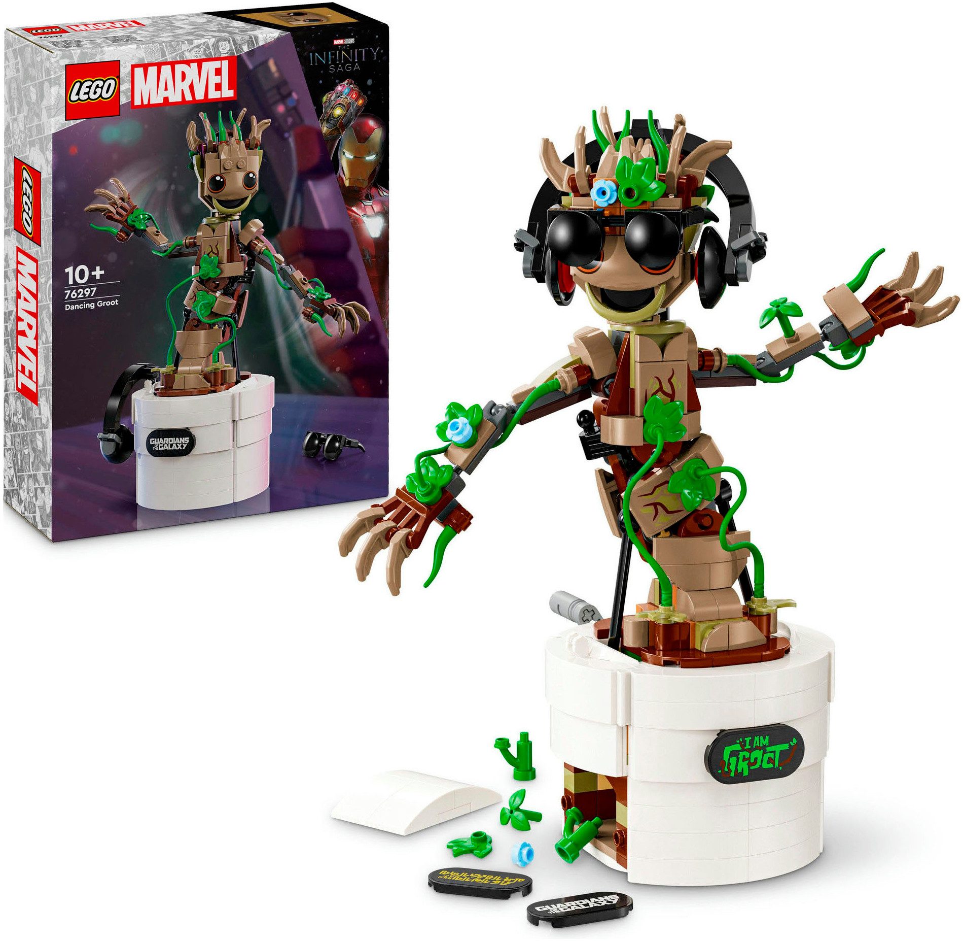LEGO® Tanzender Groot (76297), LEGO Super Heroes Konstruktionsspielsteine, günstig online kaufen