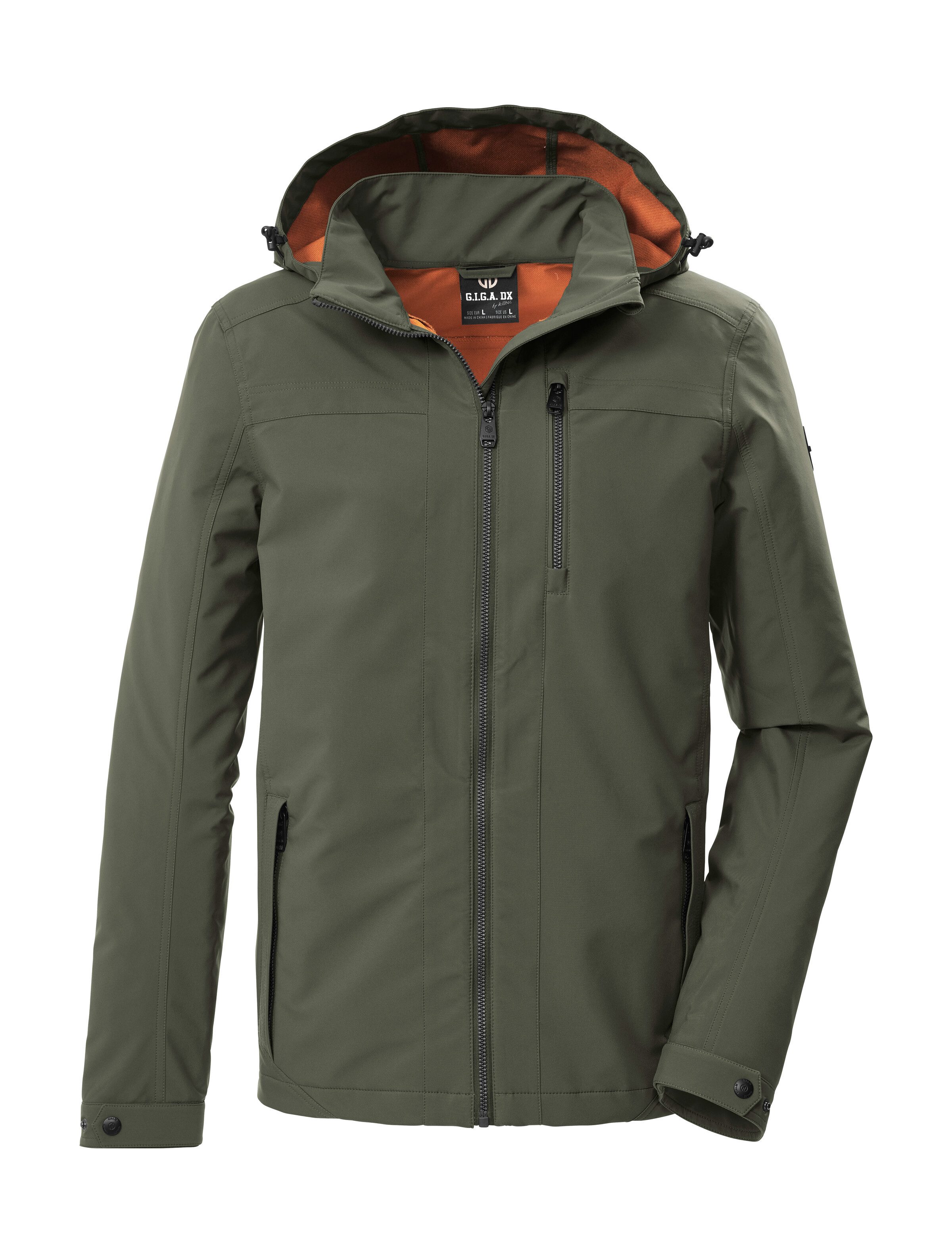 G.I.G.A. DX by killtec GS 108 MN SFTSHLL JCKT Wasserabweisende Softshelljacke mit abnehmbarer Kapuze