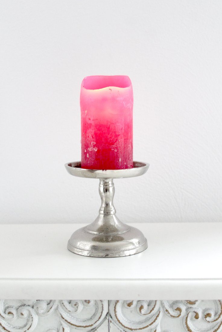 LB H&F Lilienburg Kerzenhalter Kerzenhalter Kerzenständer modern silber ALU günstig online kaufen