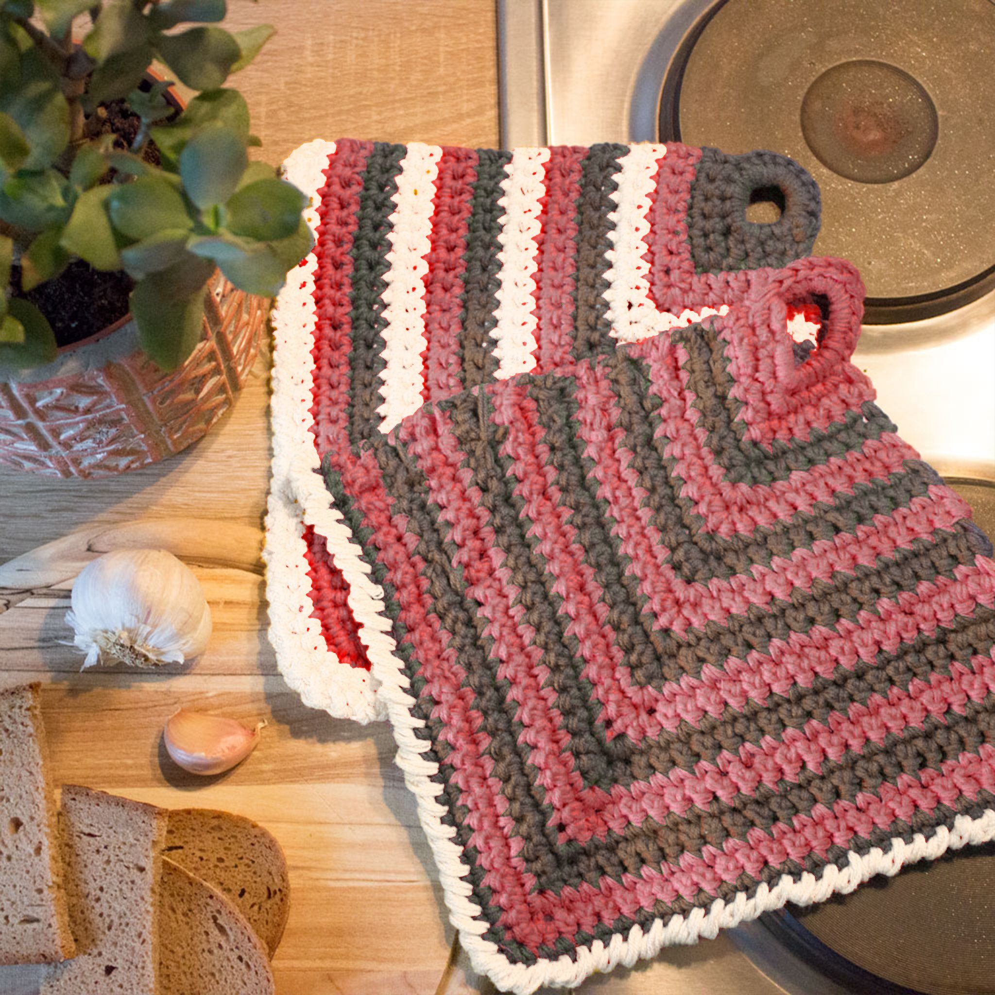 myboshi Kreativset Häkelset Topflappen Tonami No.2 Wolle Nadel, (1-tlg) günstig online kaufen