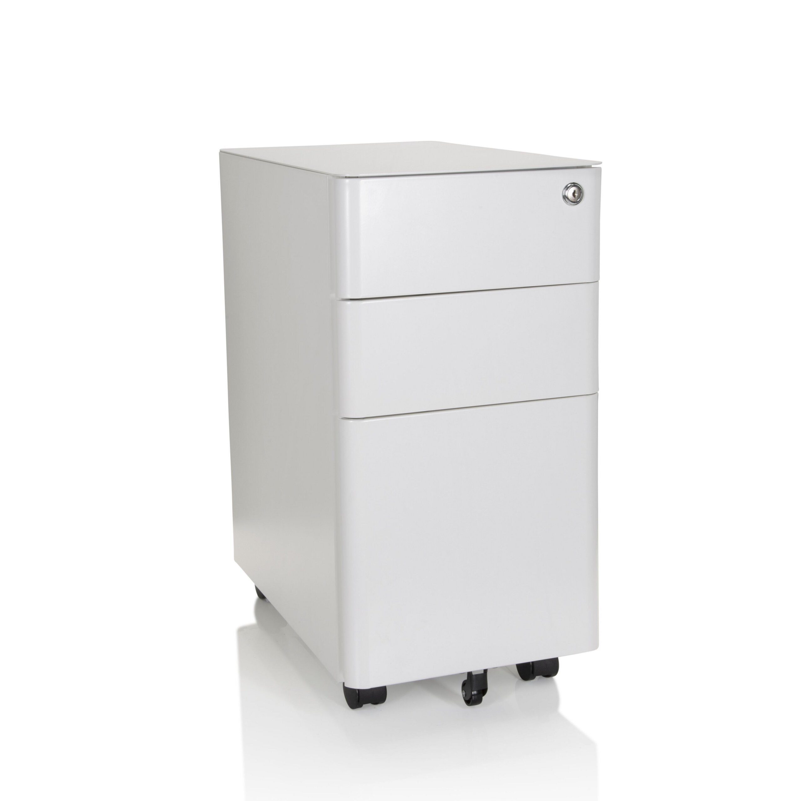 hjh OFFICE Rollcontainer COLOR I Bürowagen H/B/T: 59.5 x 30.0 x 50.0 cm, Aktenschrank Schreibtisch mit Schubladen, Büro Kommode mit Rollen