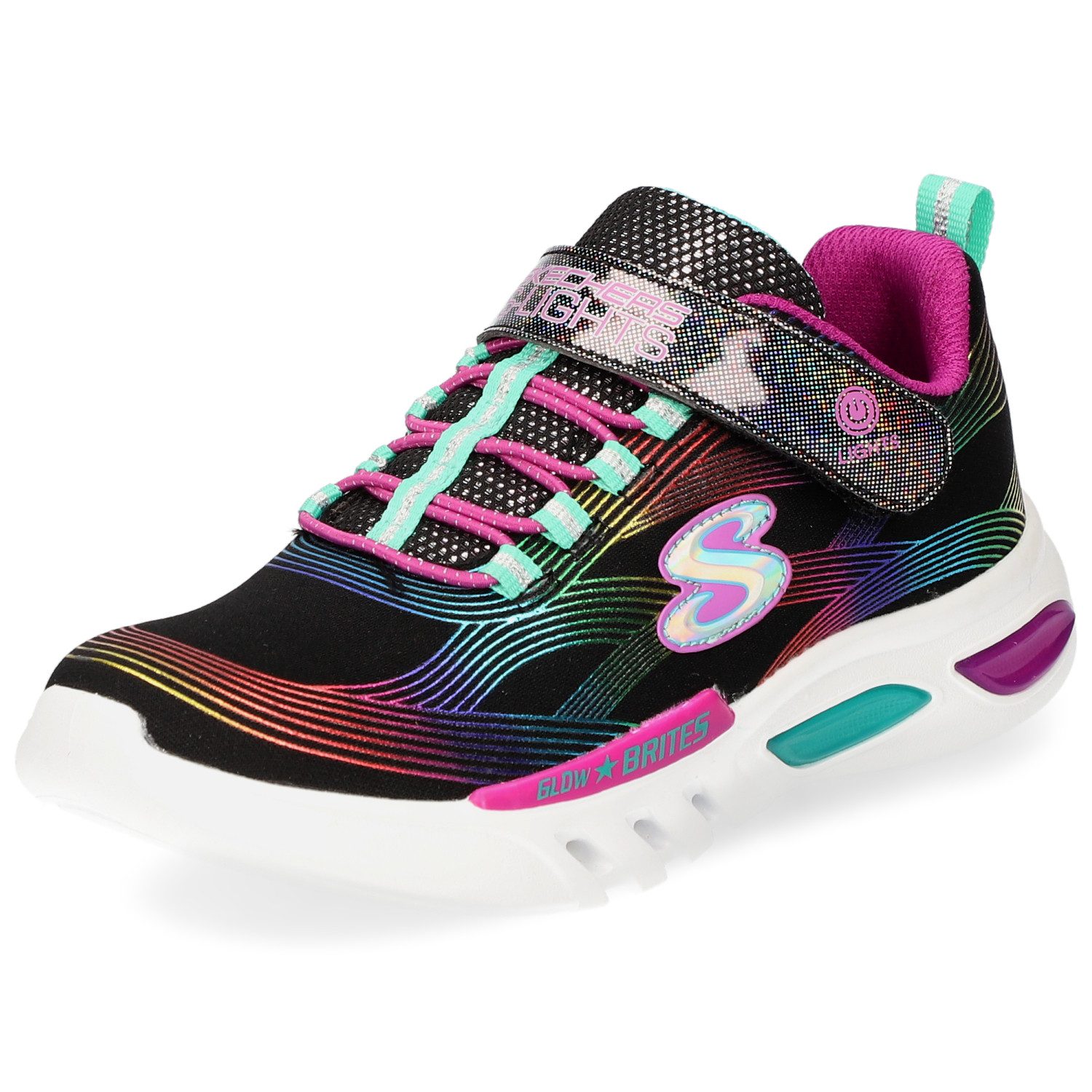 Skechers Sneaker Low Glow-Brites Schnürschuh