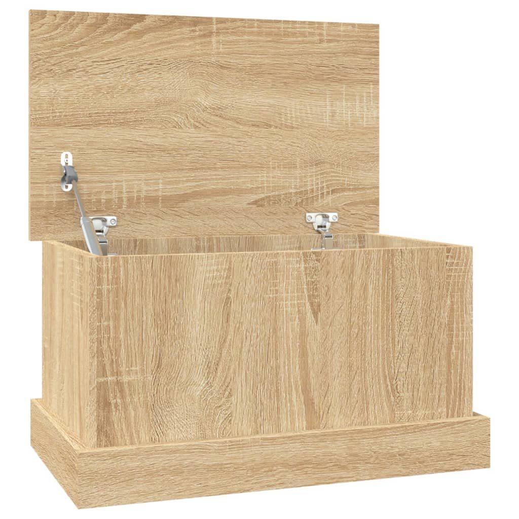 vidaXL Truhe Sonoma Eiche Truhe aus Holz 50x30x28 cm Aufbewahrungslösung für Wohnrä