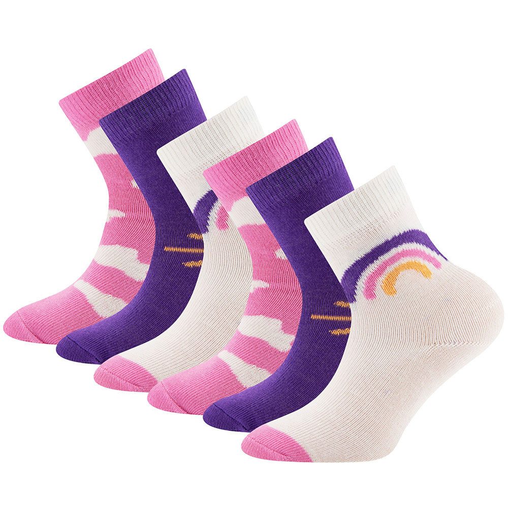 Ewers Socken Socken 6er Pack Regenbogen (6-Paar)