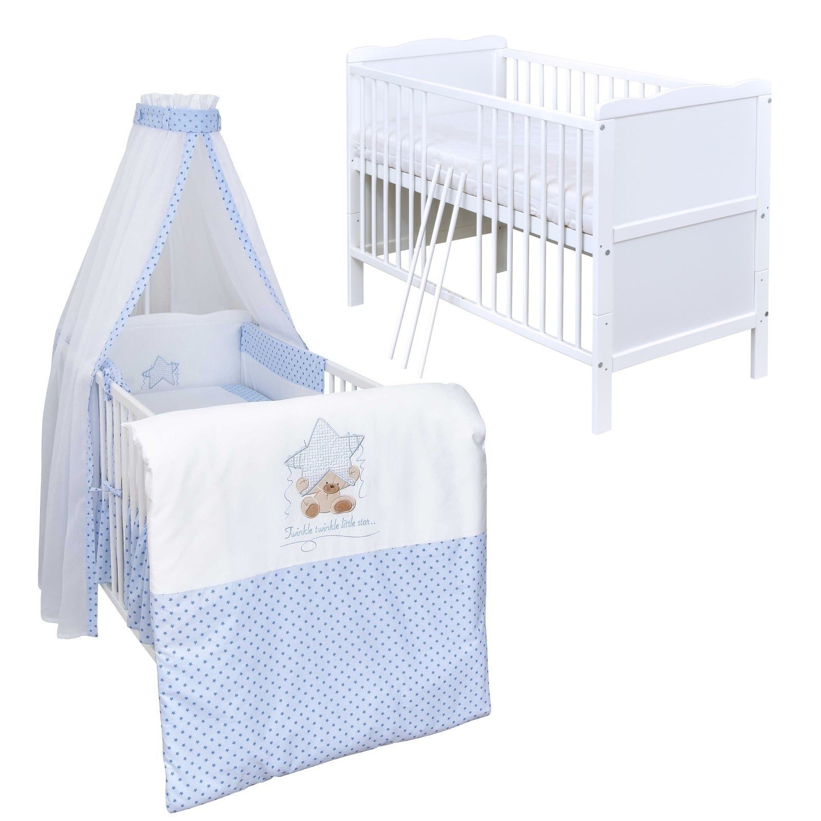 Komplettbett Babybett Jack Komplettset