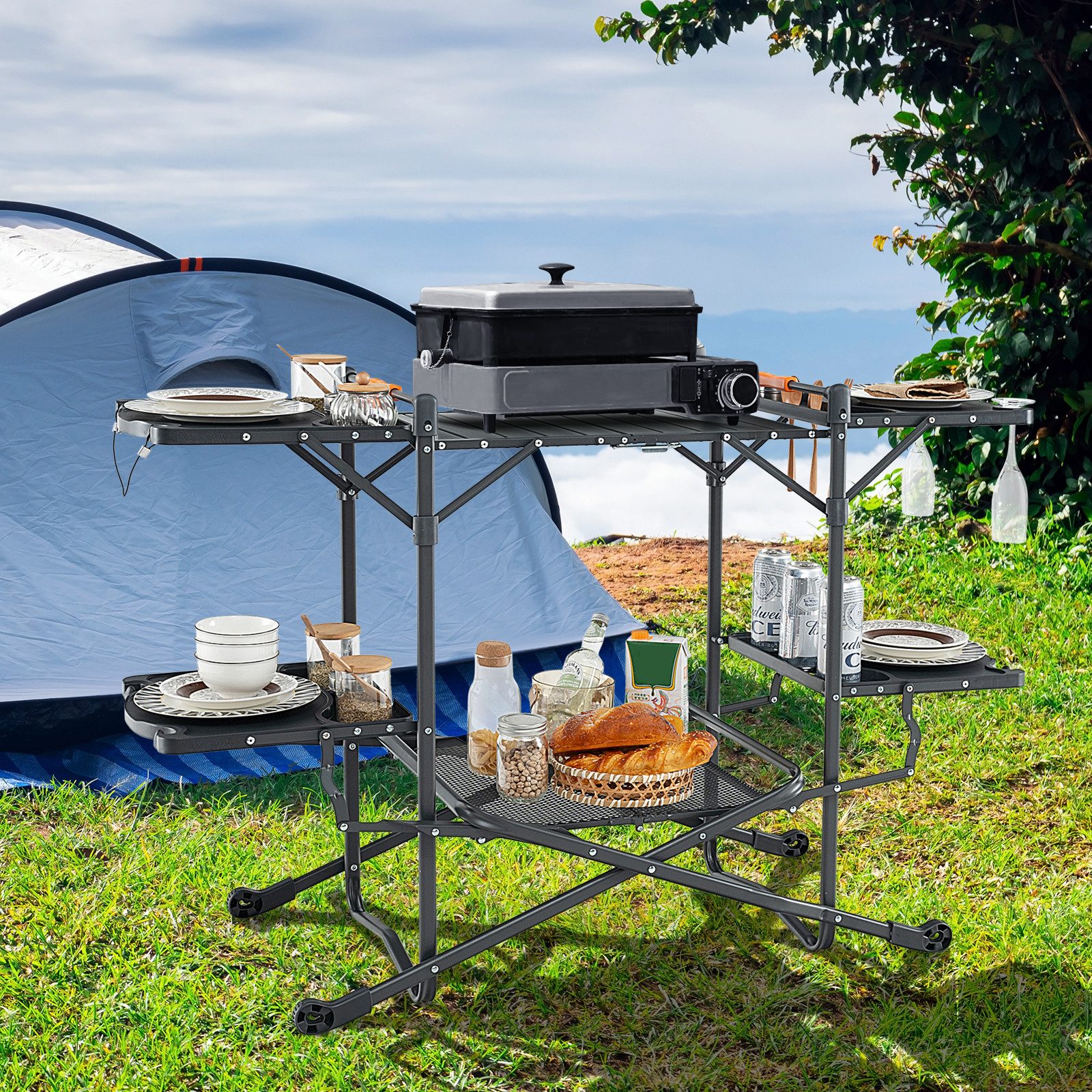 KOMFOTTEU Campingtisch