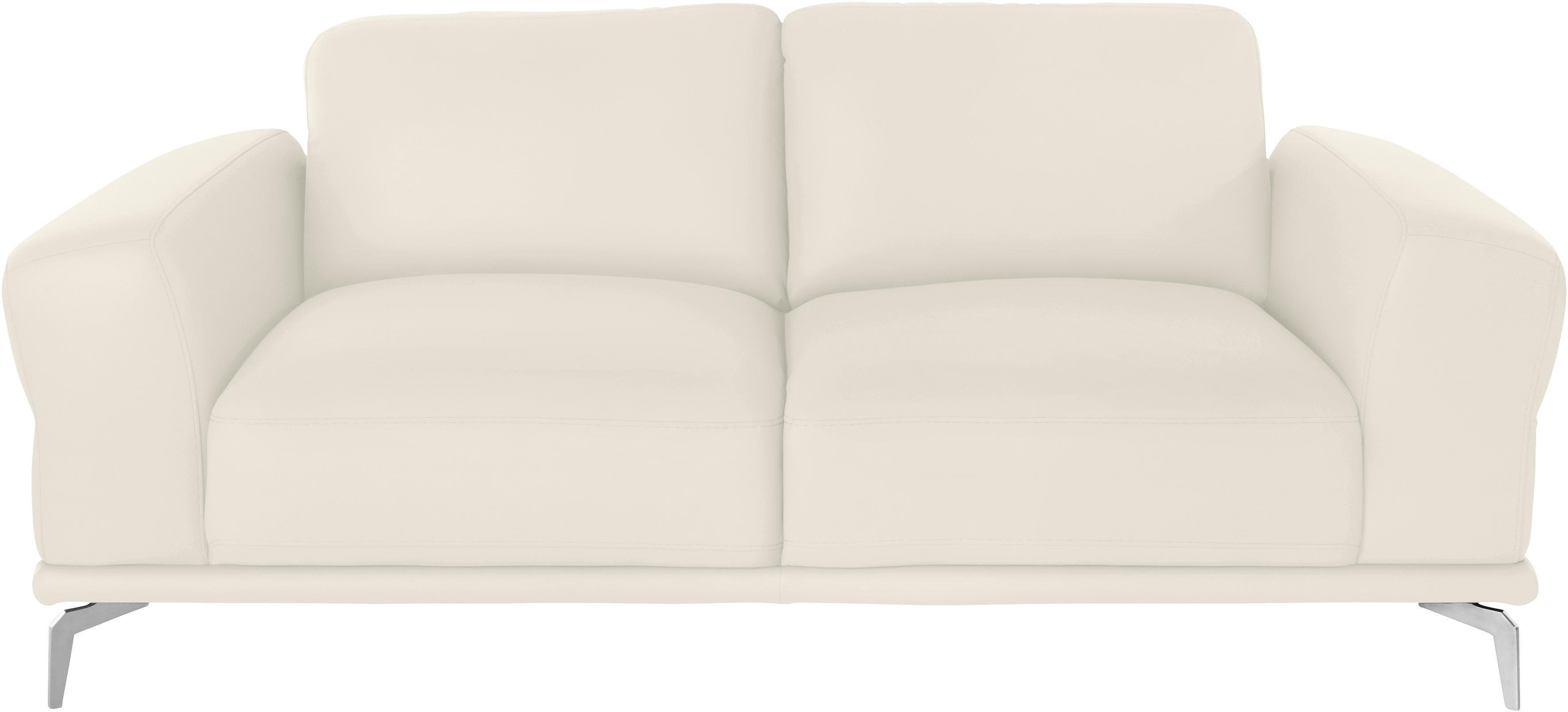 glänzend, cm in Breite 2-Sitzer Chrom montanaa, 192 mit W.SCHILLIG Metallfüßen