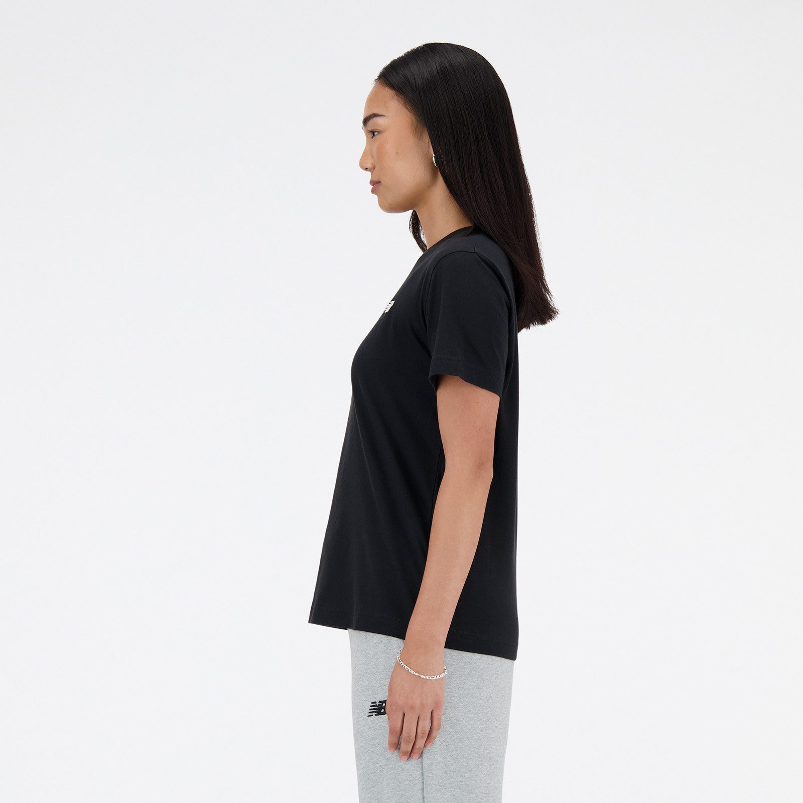 New Balance T-Shirt SPORT ESSENTIALS JERSEY T-SHIRT Kurzarm, mit Rundhalsausschnitt